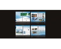 藍(lán)色波紋水珠浪花 企業(yè)VI形象設(shè)計的創(chuàng)新矢量素材